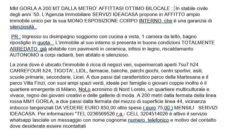 DESCRIZIONE